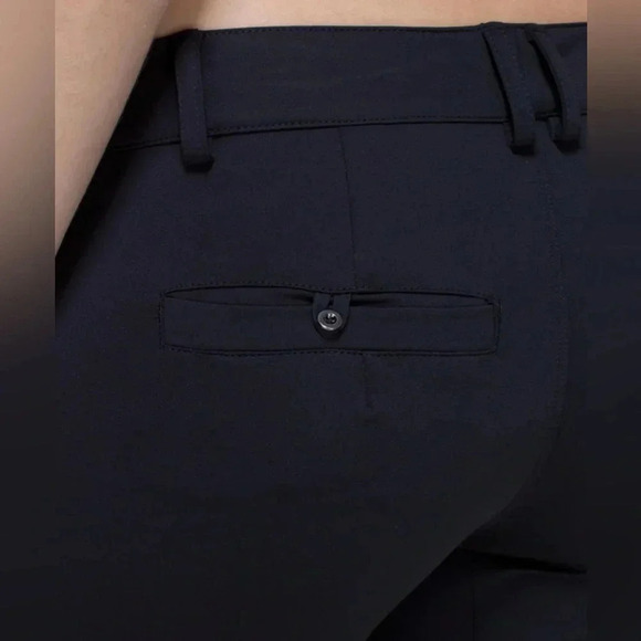 Lululemon Here To There Black Trouser Pants Size 6 - Picture 10 of 16